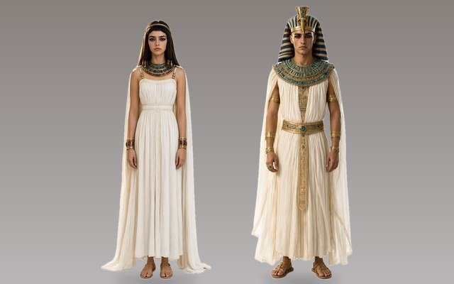 The Ancient Egyptian Attire card under Costume Style in SceneMixer's project setup