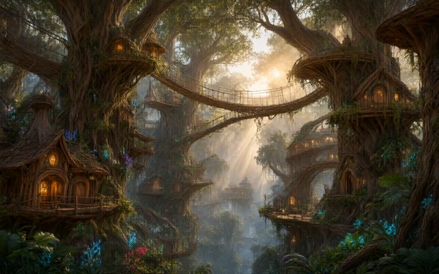 The Elven Forest card under Scene Style in SceneMixer's project setup