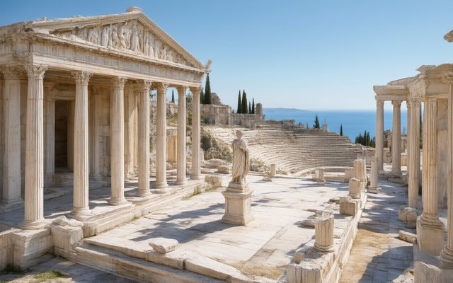 The Greco-Roman card under Scene Style in SceneMixer's project setup