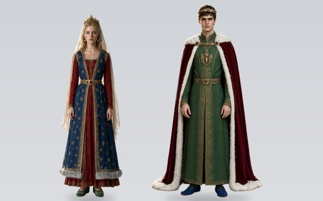 The Medieval Nobility card under Costume Style in SceneMixer's project setup