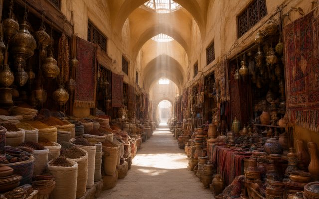The Middle Eastern Souq card under Scene Style in SceneMixer's project setup