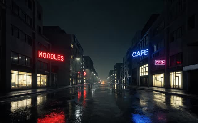 The Neon Nights card under Scene Style in SceneMixer's project setup
